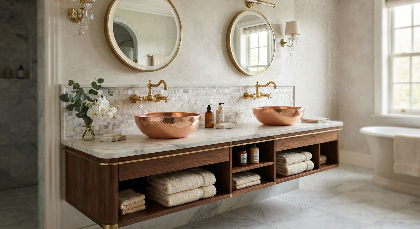 Contemporary bathroom interior